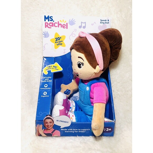 Ms. Rachel Speak & Sing Doll Touch-activated 16+ Signature Phrases - Picture 2 of 7